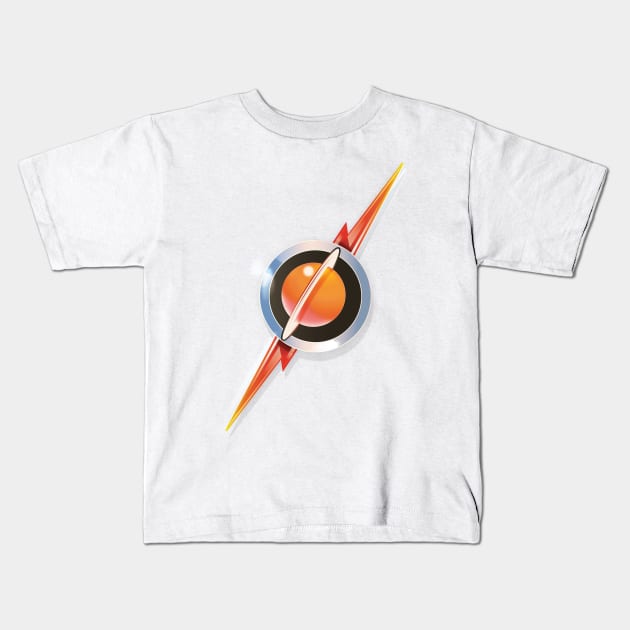 Flash Gordon Broach Kids T-Shirt by nickemporium1